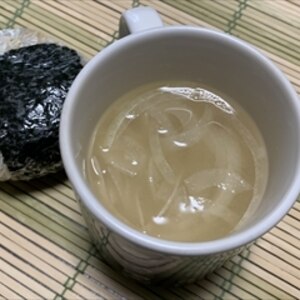 レンジで一人分お味噌汁